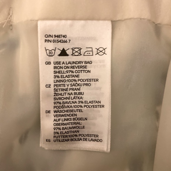 H&M tropical pattern sequined pencil skirt size 2 - Picture 6 of 6